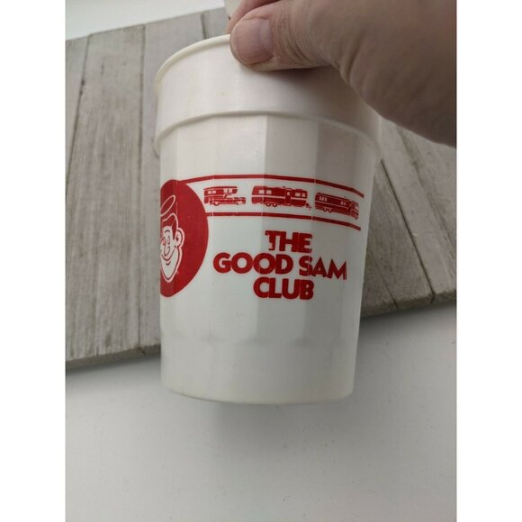 Vintage Good Sam Club Plastic Drinking Cup Advertising Downs Belleville KS - Picture 6 of 10